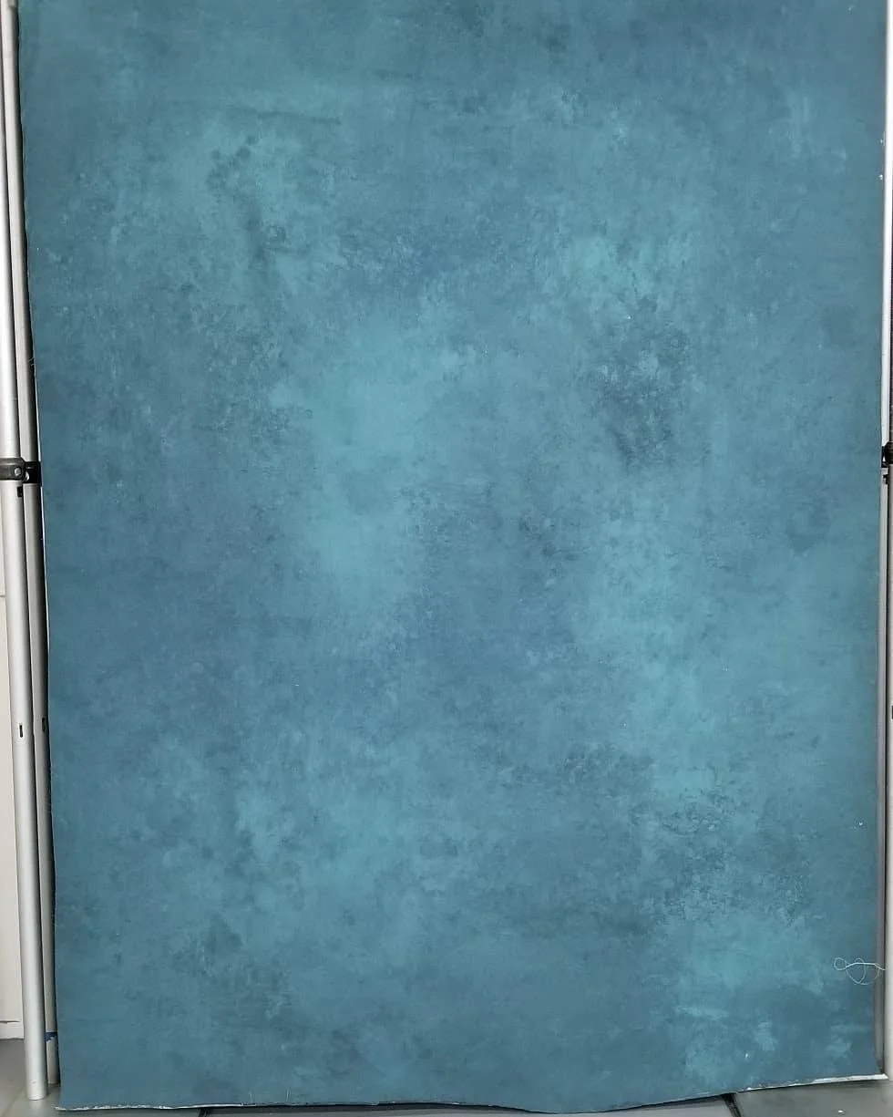 Neutral Blue Canvas Backdrop