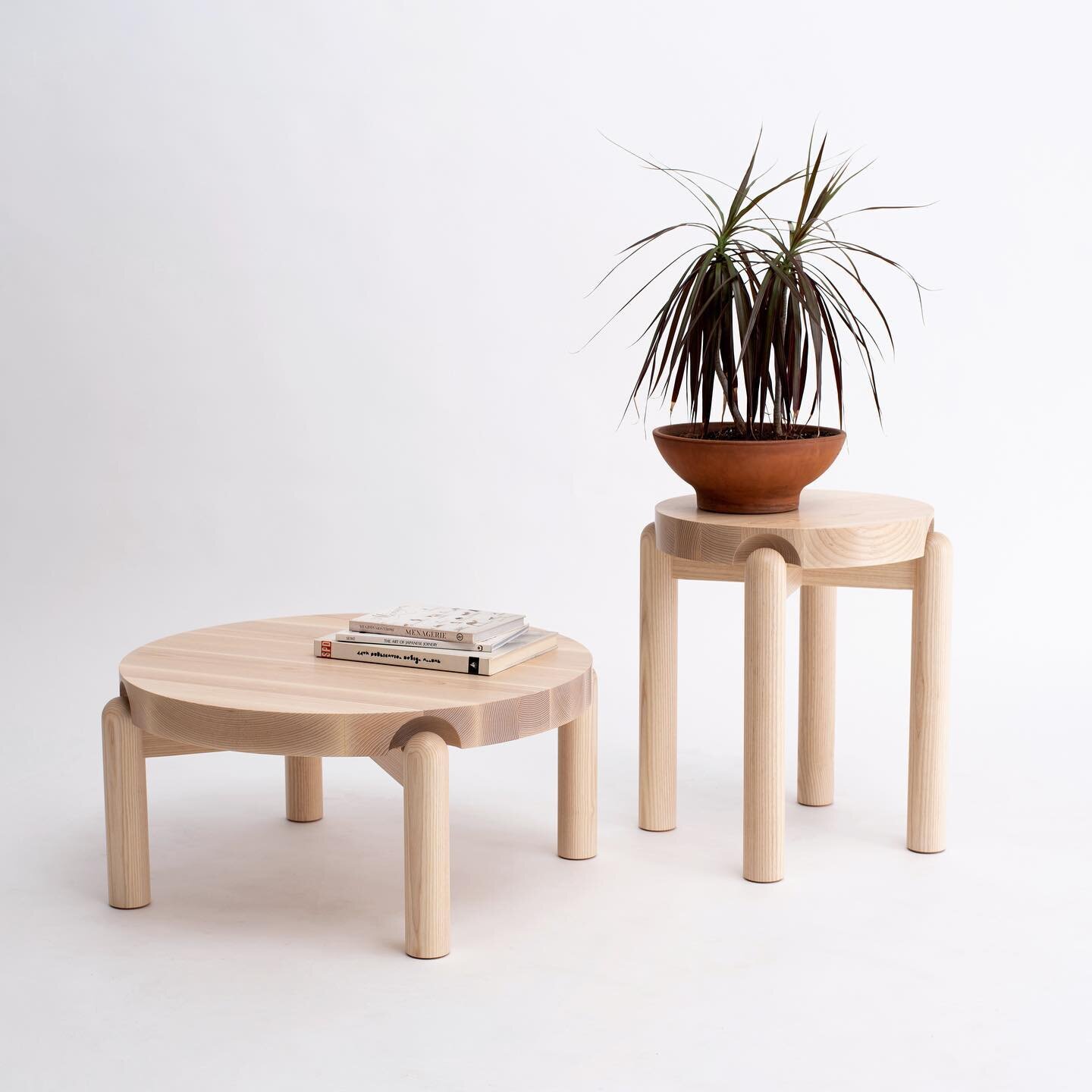 More new things! 

Echo coffee and side tables shown in ash