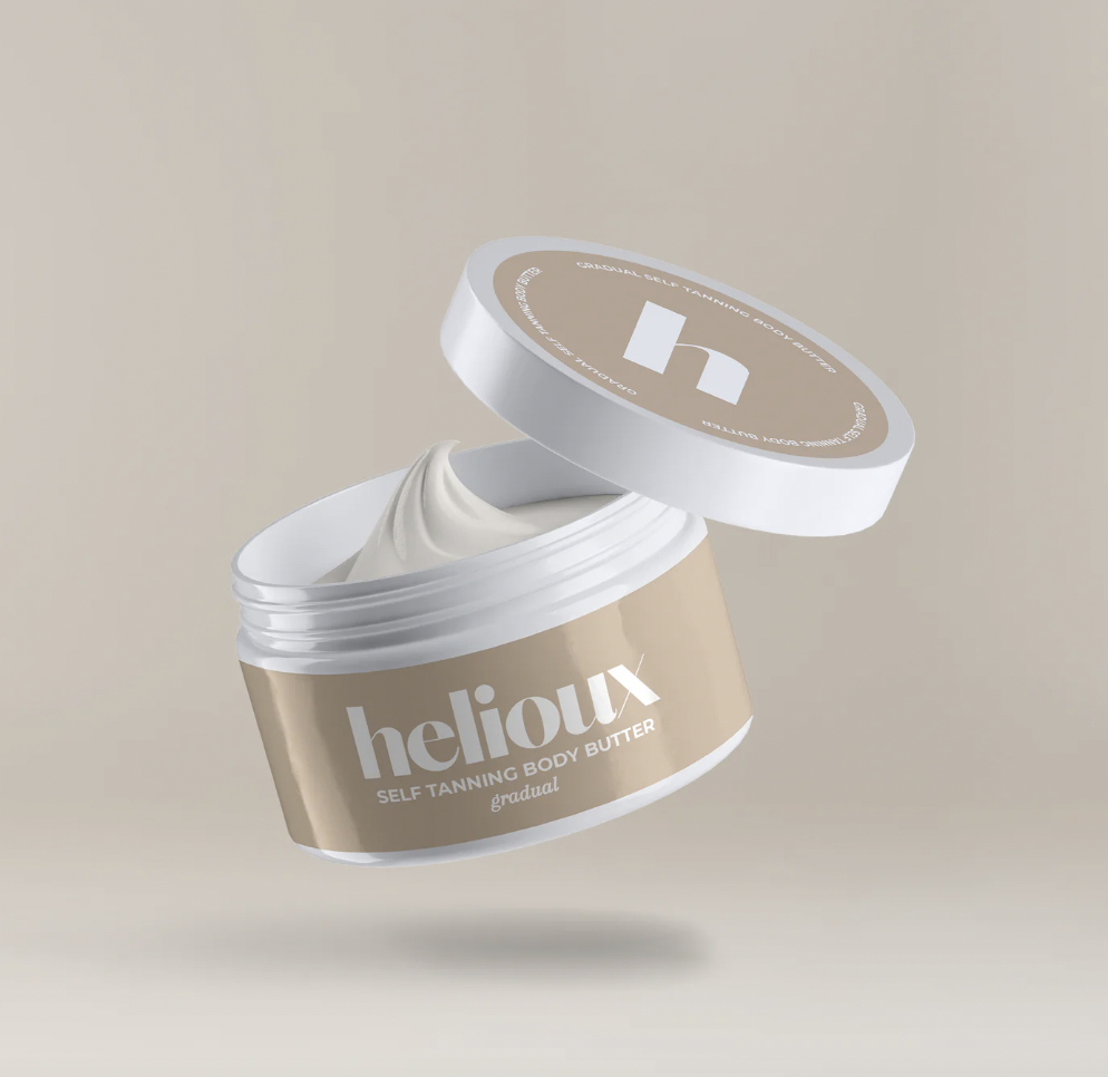 Beurre corporel hydratant autobronzant HELIOUX
