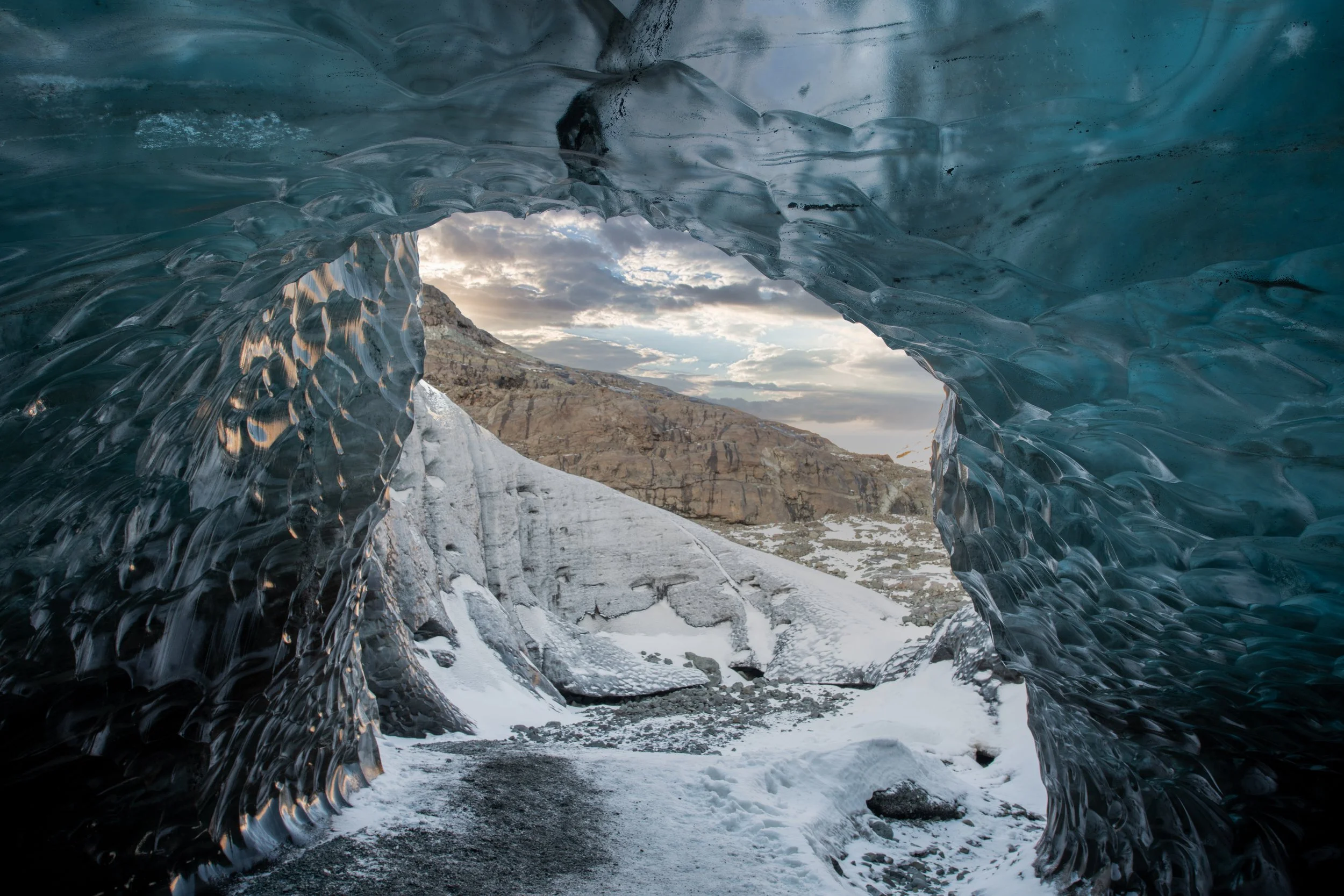 Ice Cave Tunnel