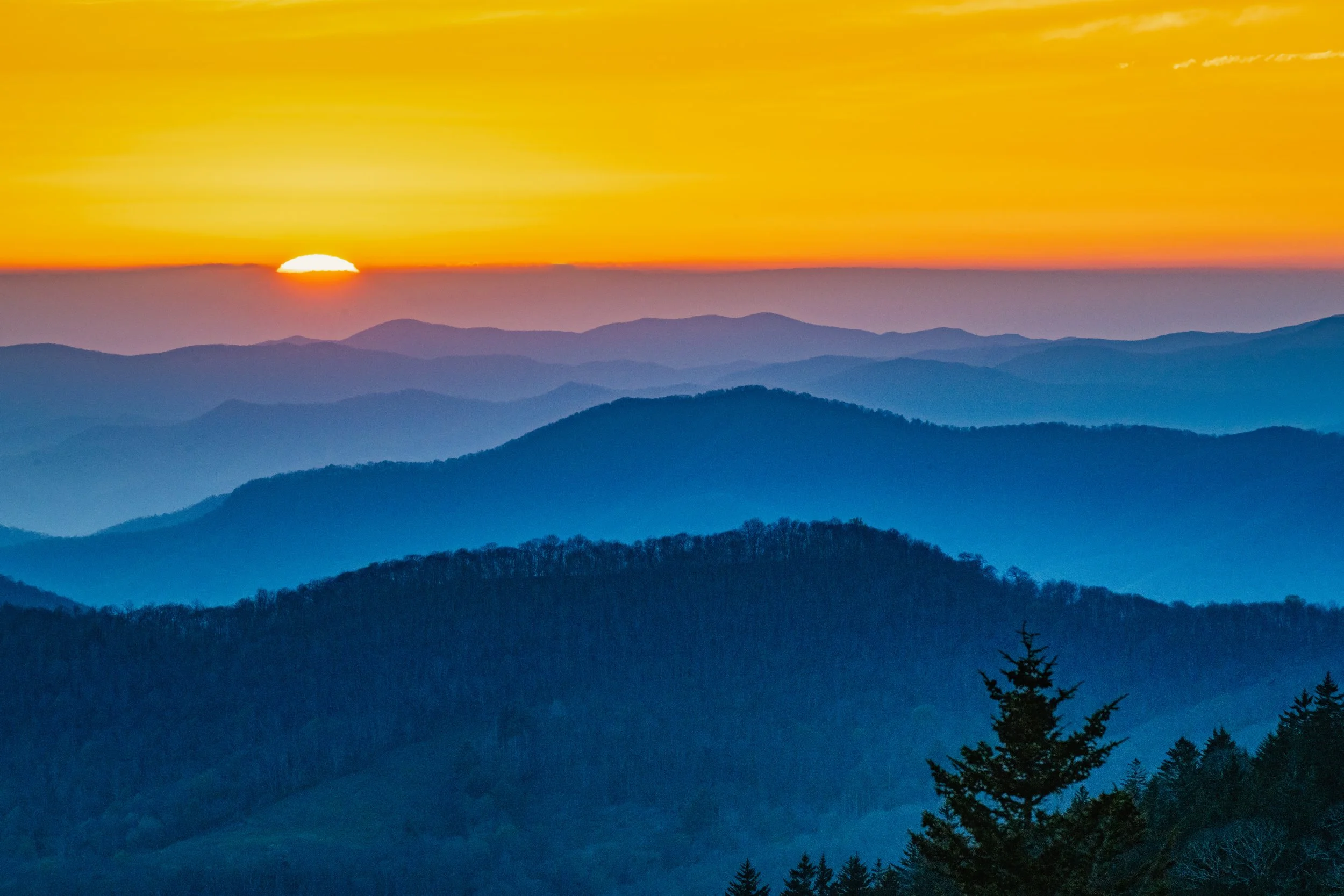 Moody Mtns. Sunset