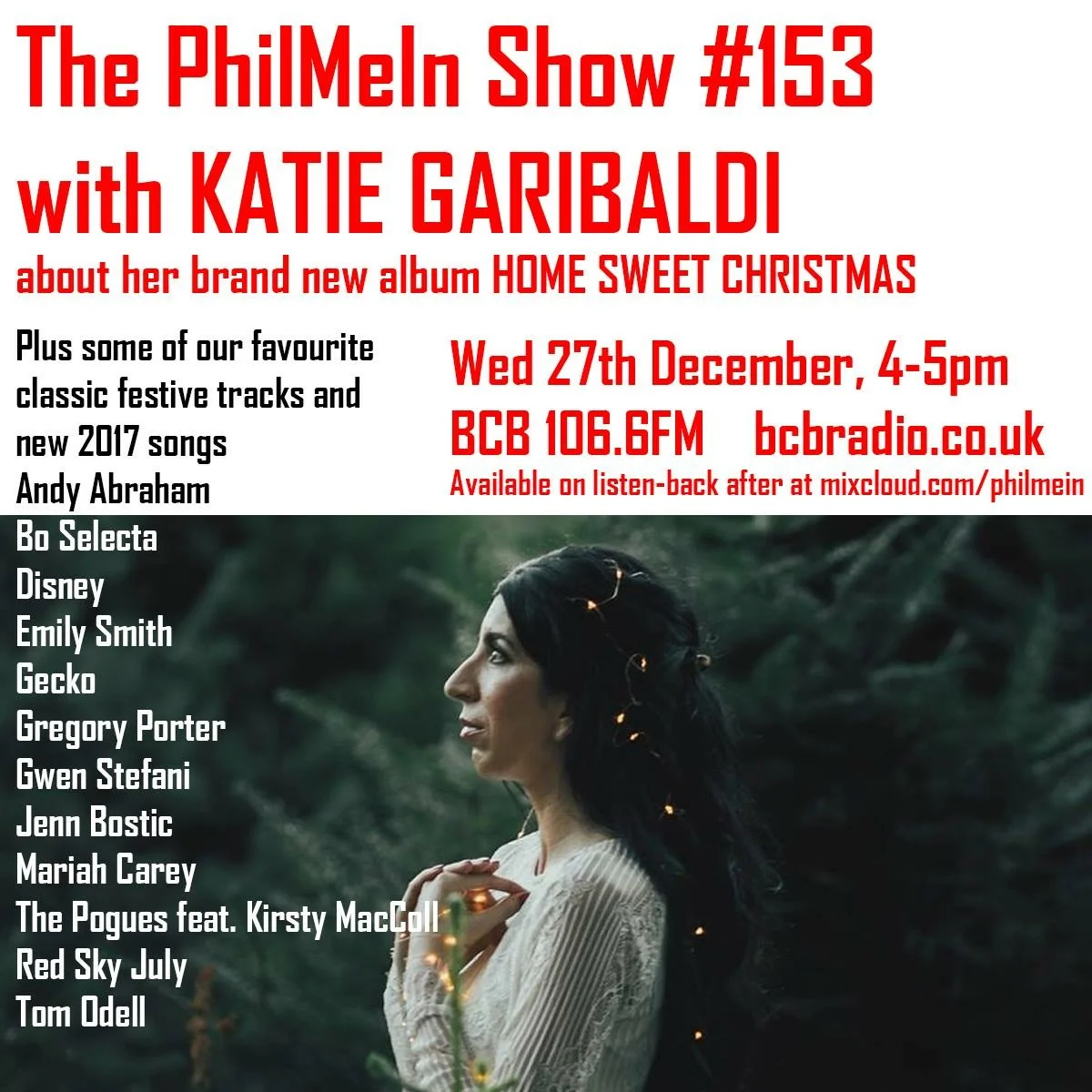Tune in to UK's The Phil Me In Show for Interview with Katie Garibaldi