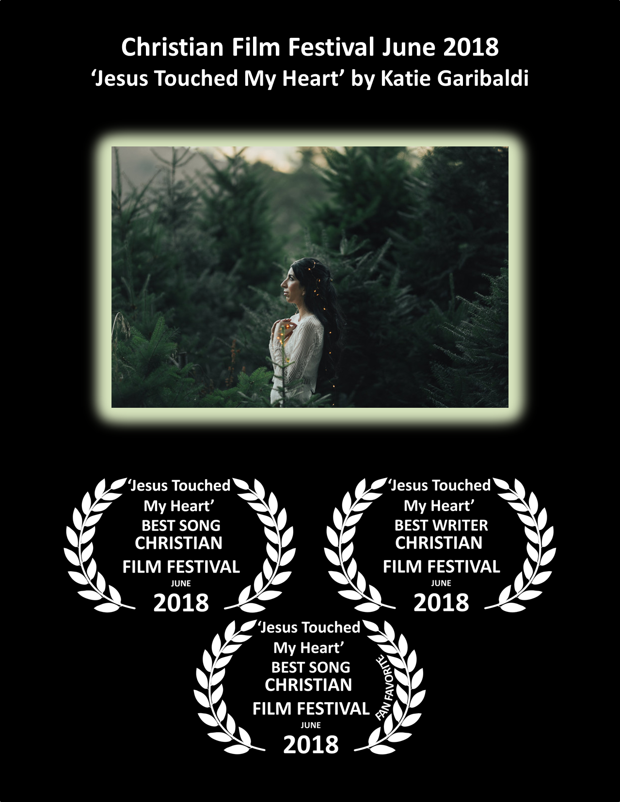"Jesus Touched My Heart" is 3x Award Winner at Christian Film Festival!