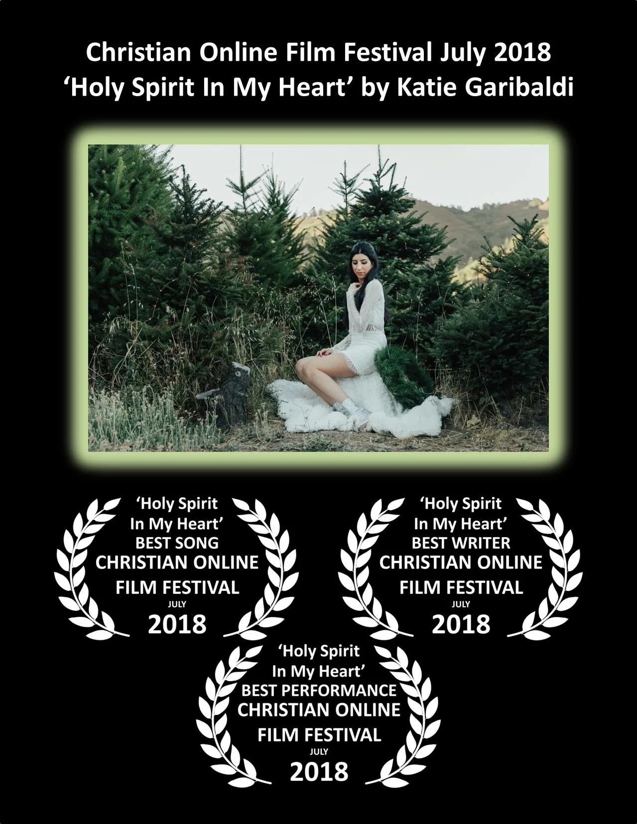 "Holy Spirit in My Heart" Awarded in the Christian Online Film Fest!