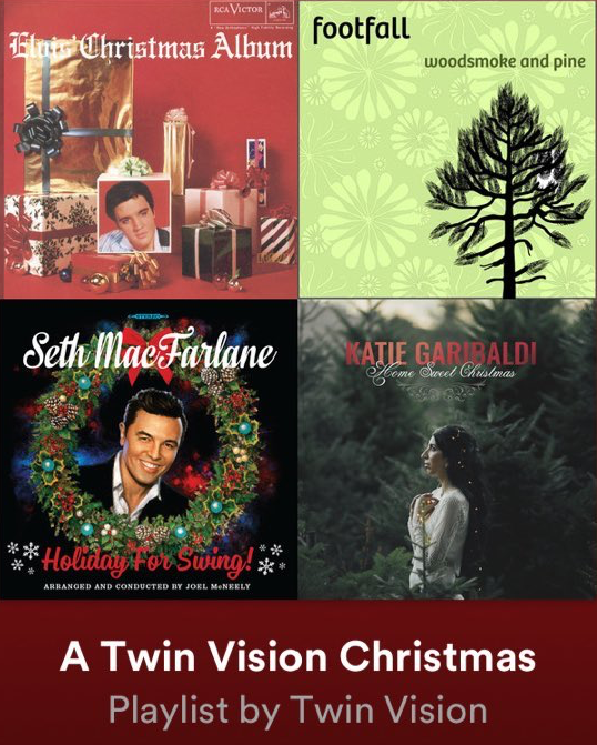 A Twin Vision Christmas Spotify Playlist feat. Katie Garibaldi!