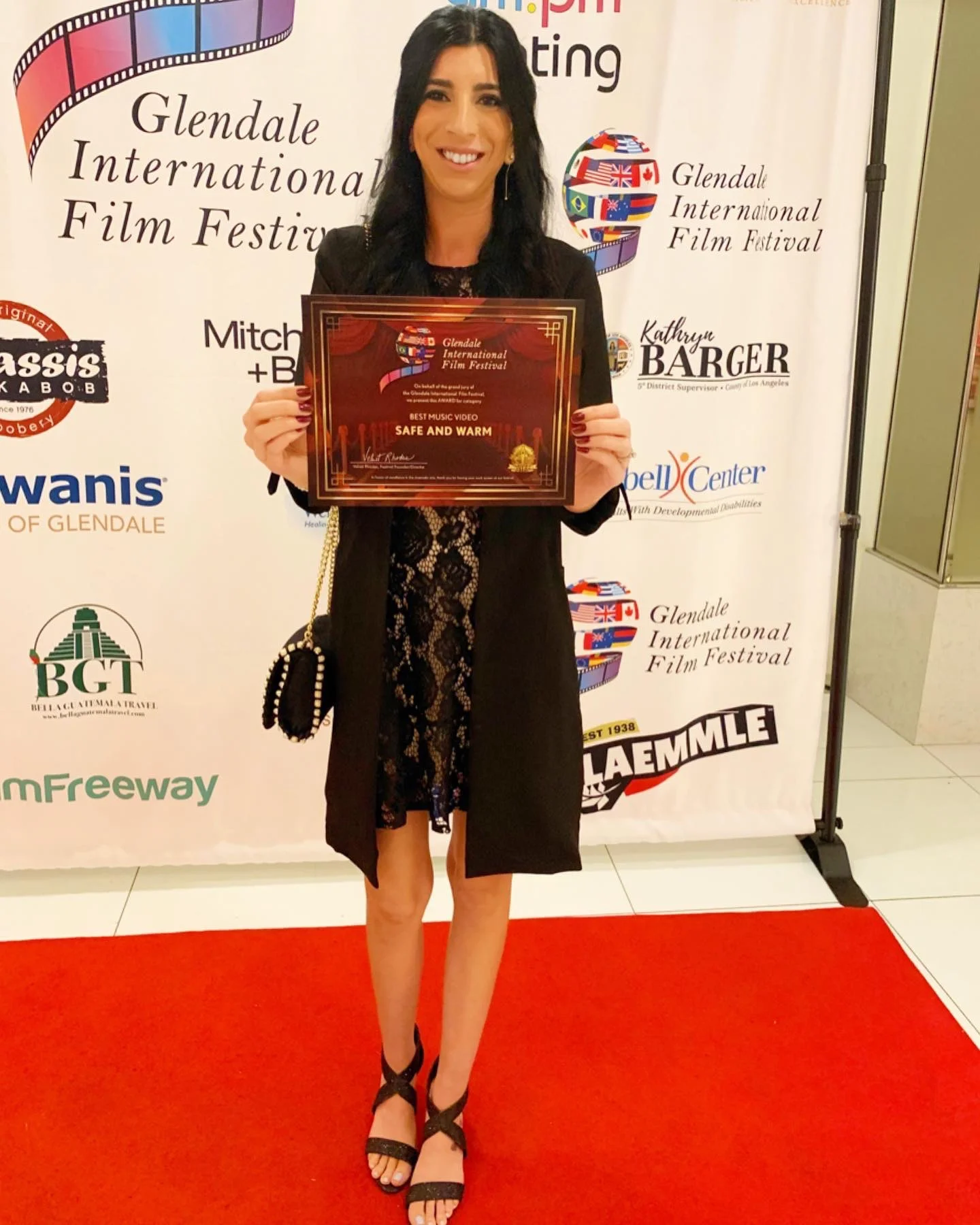 "Safe and Warm" Wins Best Music Video at the Glendale International Film Fest!