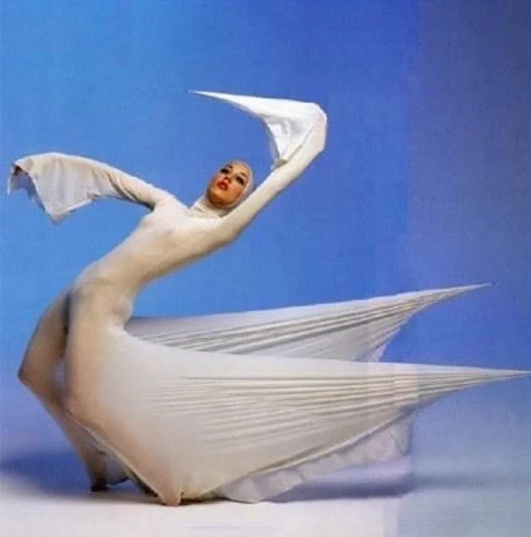 Ballet costume design by Rudi Gernreich for Bella Lewitsky ballet & photo by Dan Esgro #rudigernreich #1976 ” #repost @tillyhazenberg