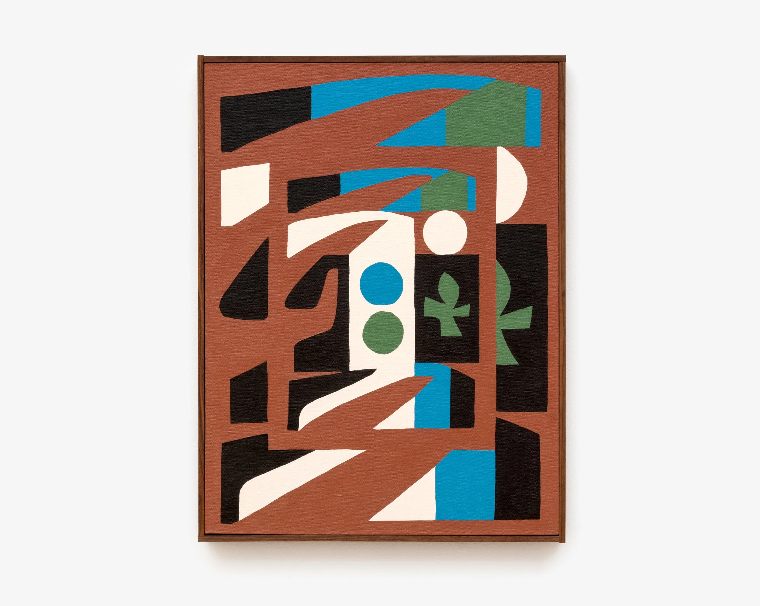  2025  San Pedro Sunset (I Lost Myself) Acrylic on Linen, 24.75 × 18.75 