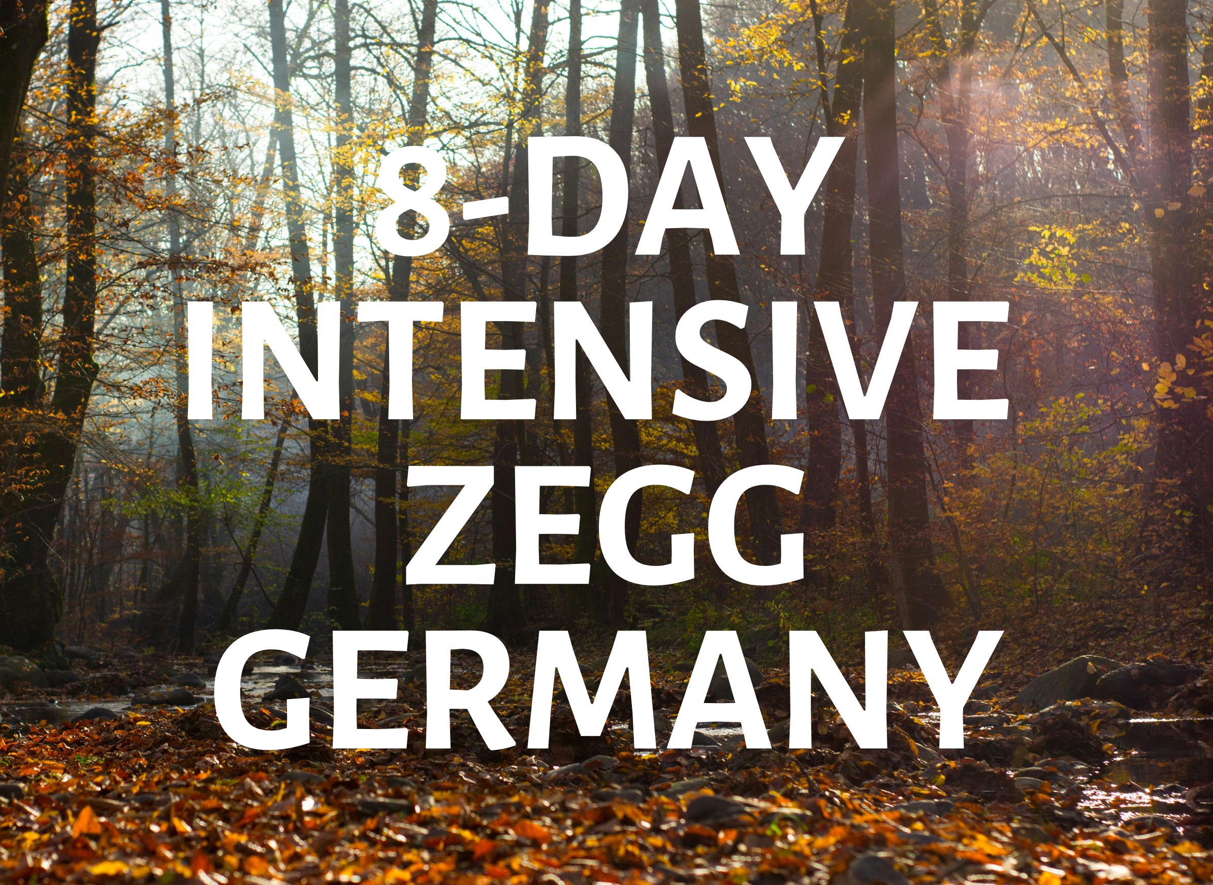 8-Day Intensive Workshop | Berlin (ZEGG) | 3 - 11 Sept. 2026 | 1928€-2332€
