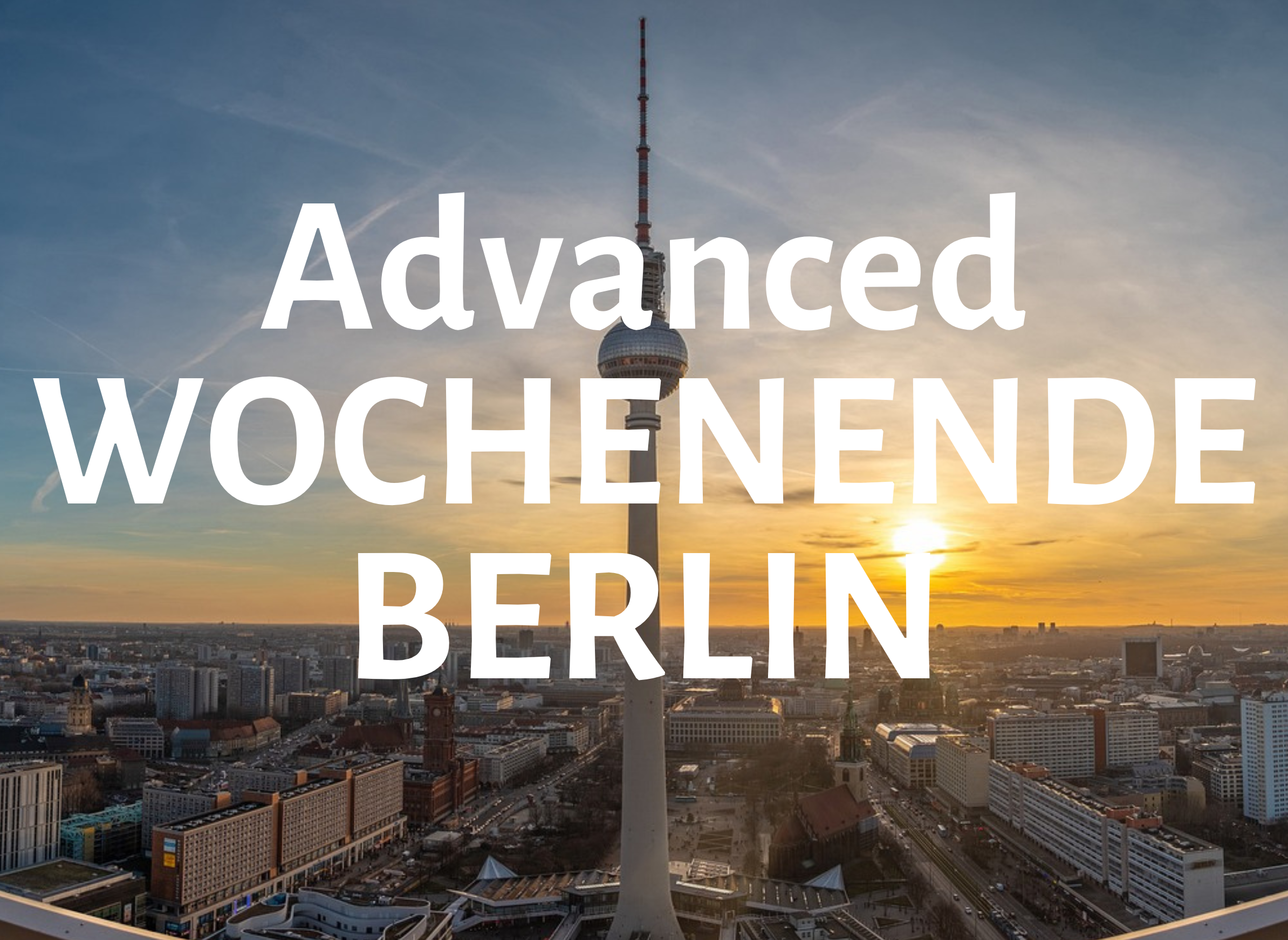 Wochenende-Workshop| Berlin (auf Deutsch) | Dezember 4-6 | €445-€490