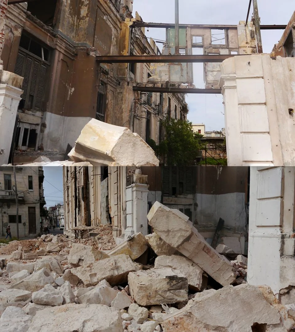 Figure SEQ Figure \* ARABIC 3 . Colegio Santo Angel , collapse.