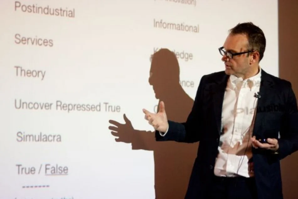 Figure 1: Michael Speaks, "Design Thinking" Lecture, Berlage Institute, 2009.
