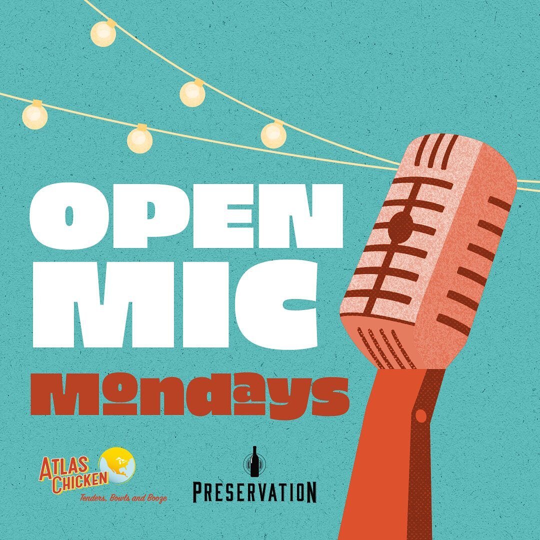 The mic is warm and the drinks are cold 🤭 
Or whatever gives you the courage to get your instrument, come over and show us what you&rsquo;ve got. 
Host @aaron_nathaniel_kelly couldn&rsquo;t be more hospitable and the folks are friendly. 
Kicks off a