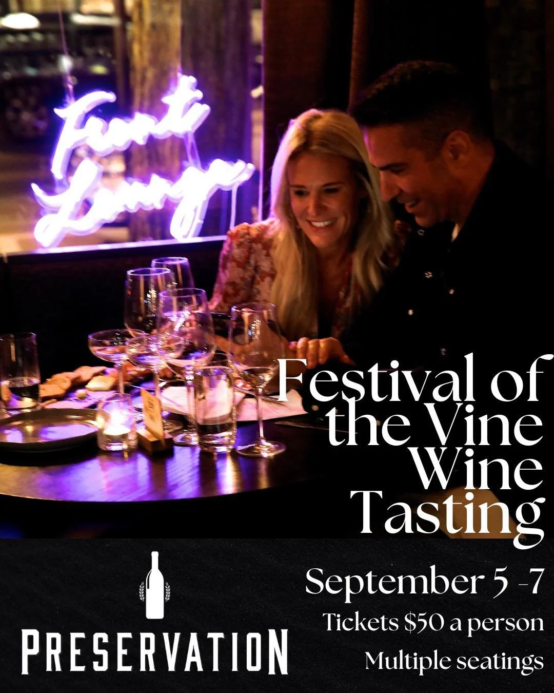 🍇 Festival of the Vine: Private Wine Tasting at Preservation 🍇
Skip the crowds and experience one of the best wine tastings on Third Street during Geneva’s Festival of the Vine. ✨
Each $50 ticket includes:
🍷 Six hand-selected wine tastings