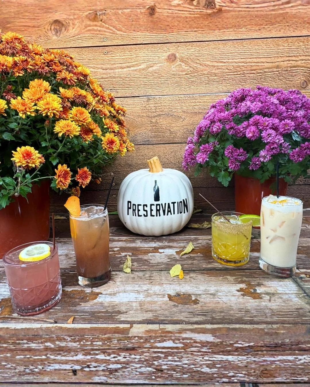 🕯️🍐🎃 Halloween Spirits Have Arrived 🍂👻

Our bartenders have been busy conjuring up a menu of fall magic. Four cocktails. All treats. Zero tricks.

✨ Harvest Hex
Pear vodka, lime, triple sec, kiwi syrup, cranberry, a whisper of cinnamon, orange t