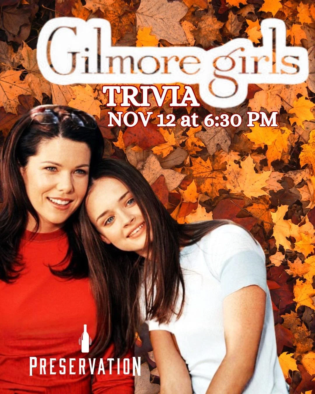 Think you know everything about Stars Hollow? 🌟 Grab your fellow Gilmore Girls fans and test your knowledge at our Gilmore Girls Trivia Night! 

From coffee at Luke&rsquo;s to Friday night dinners with Emily and Richard, we&rsquo;re covering it all&