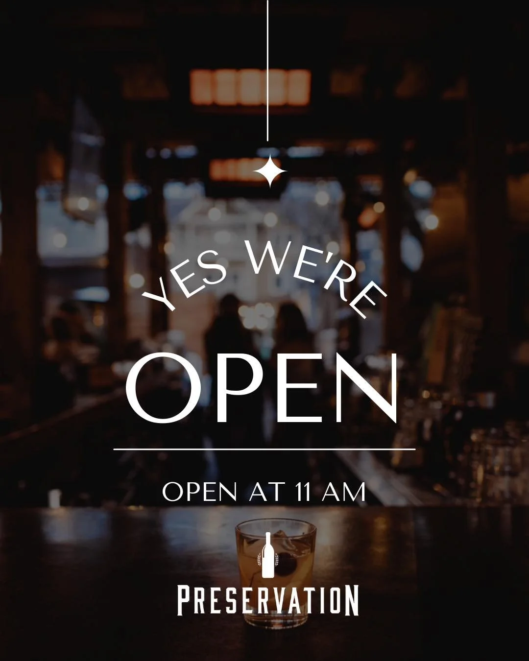 We&rsquo;re back and open today!

Stop by Preservation after the New Year&rsquo;s break and settle in with something you love.

📍Preservation &bull; Geneva