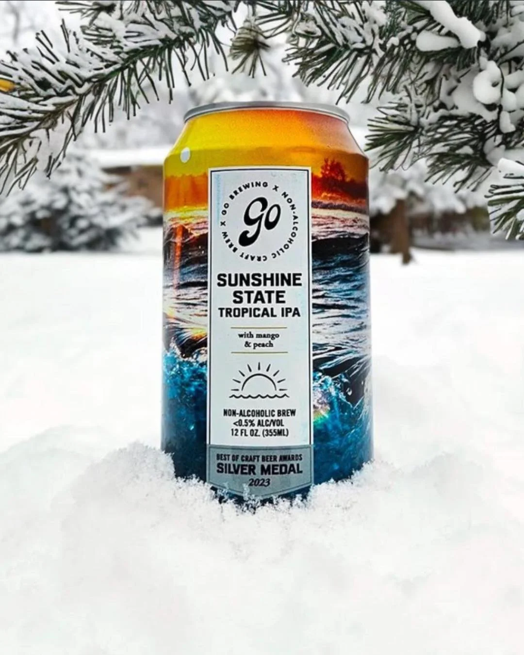 Pretending I'm somewhere warmer during Dry-ish January with a Sunshine State Tropical IPA from Go Brewing!

Go Brewing is flipping the script in the most delicious way possible! They're proving that non-alcoholic beers can be just as bold and flavorf