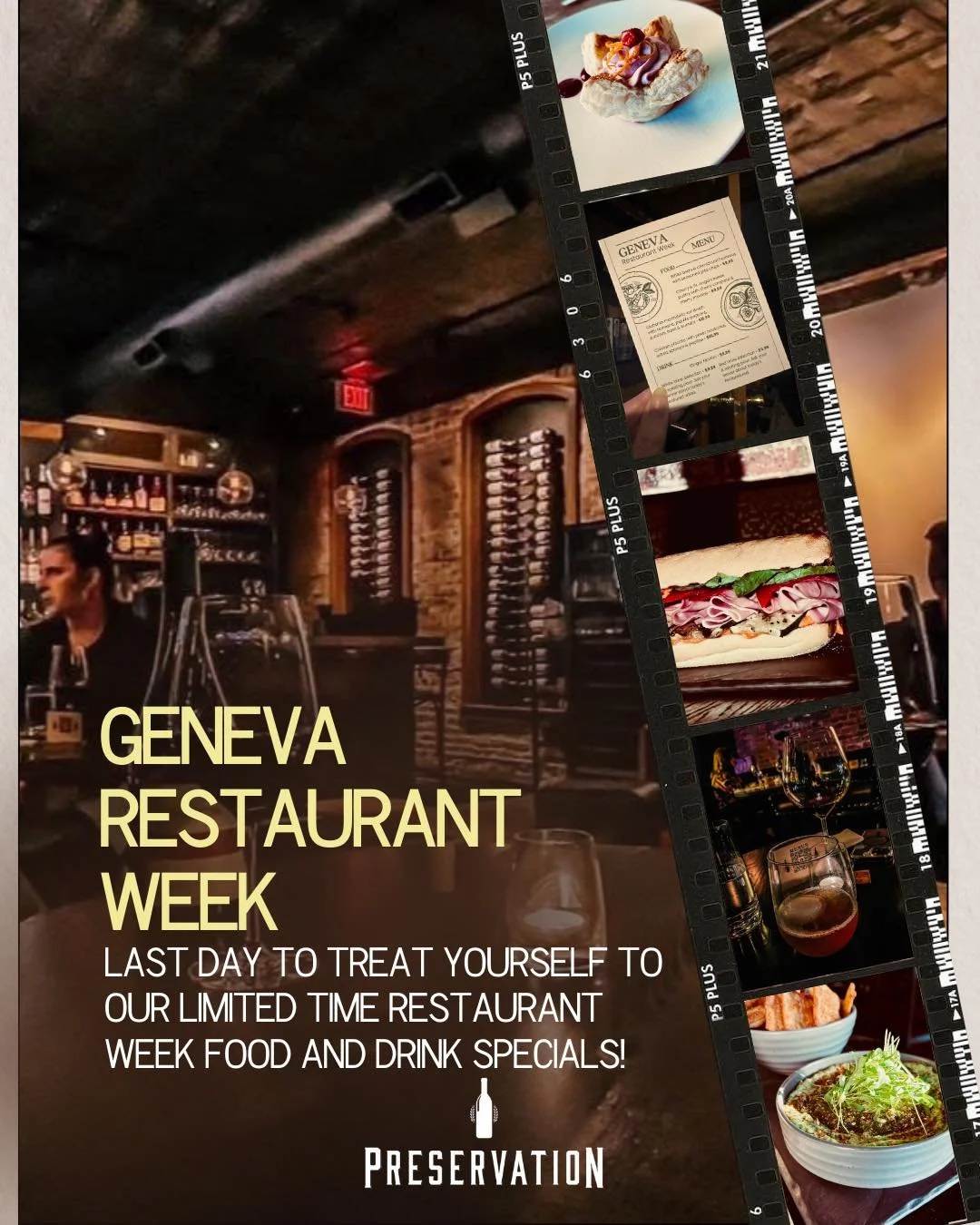 Last call, friends 🍷

It&rsquo;s the final day of Restaurant Week at Preservation and this is your sign to sneak away, grab a table, and treat yourself. Limited-time dishes, cozy vibes, great drinks, and zero regrets.

If you&rsquo;ve been saying &l