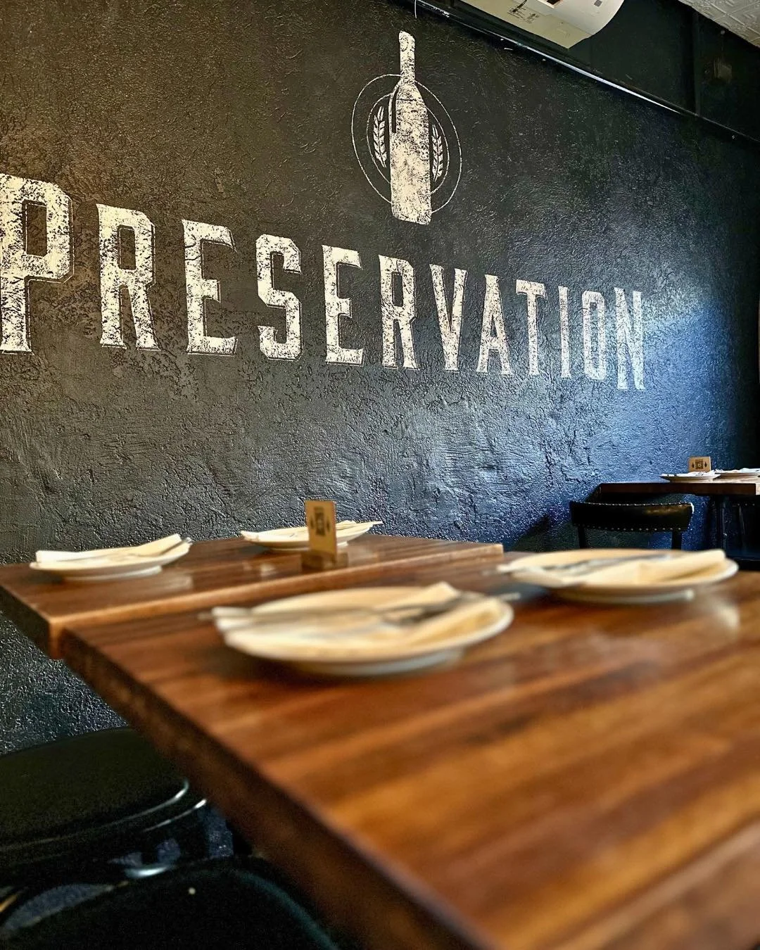 Preservation is the perfect spot to unwind, catch up, and enjoy something delicious. Join us this week and let us take care of the rest. 🍷🍽️