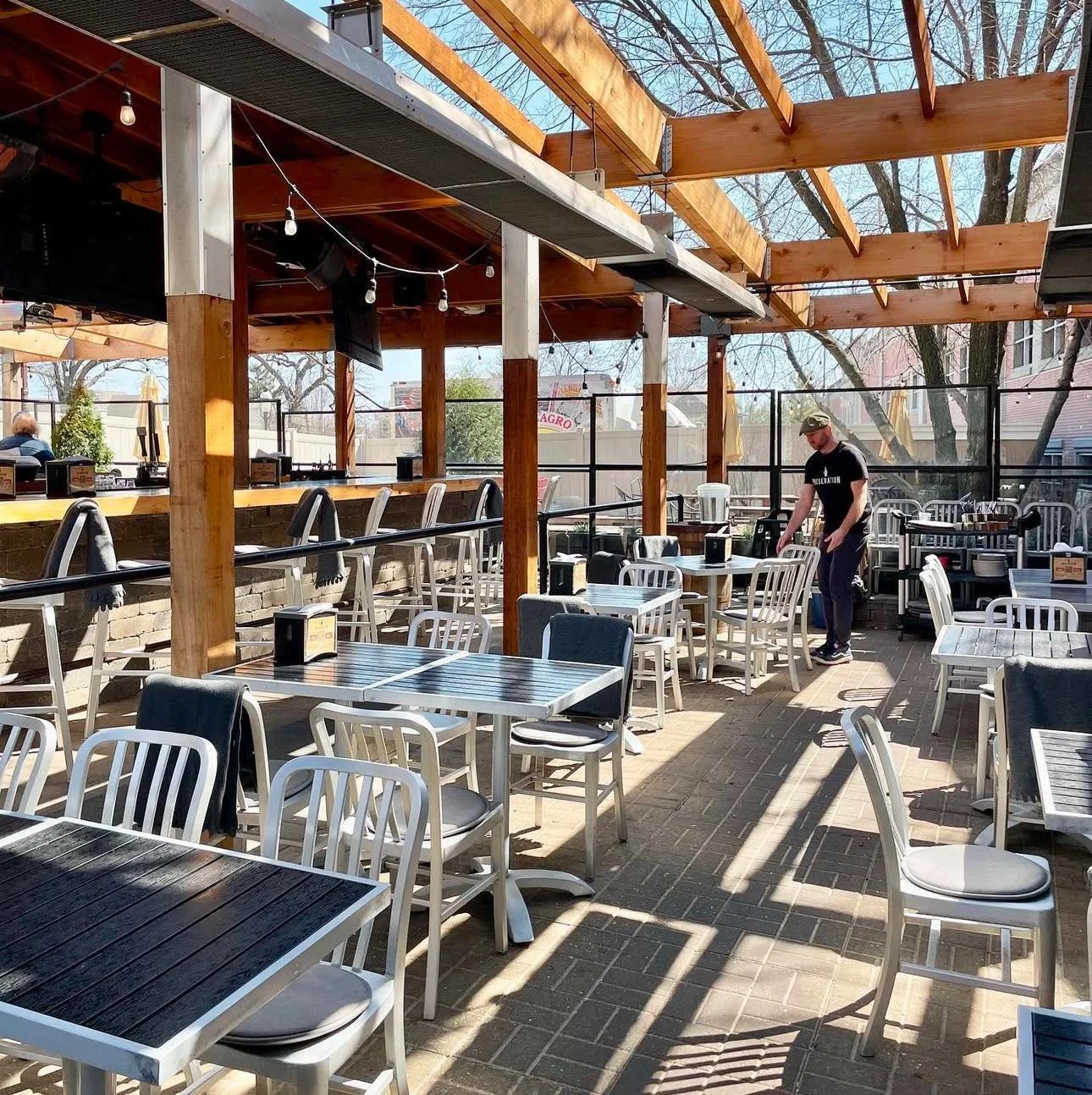 Patio season is HERE&hellip; at least for today ☀️🍹

Join us at Preservation and soak it up while you can!

🎶 Tonight: Nate Krause
🎸 Saturday: Aaron Kelly

Make your reservation now and let&rsquo;s pretend it&rsquo;s spring 🌿