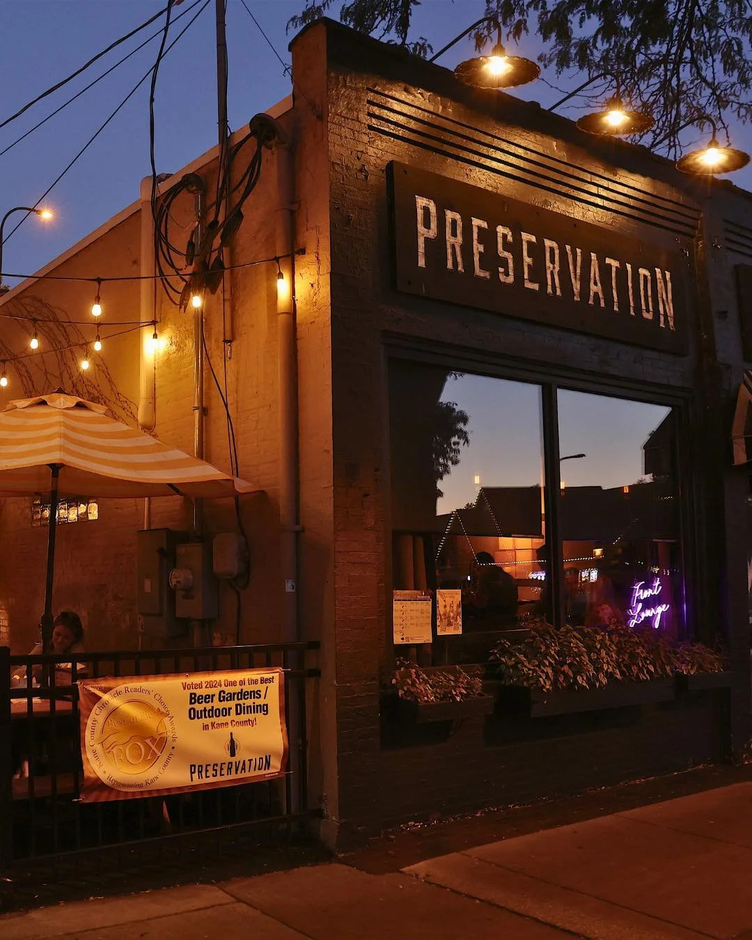 Thursday mood: weekend starts now 🍷✨

Ease into it at Preservation&mdash;live music, specialty drinks, and the all-weather patio ready no matter what Chicago decides to do.

Happy hour rolls 3&ndash;6, then we keep it going all night. Live music all