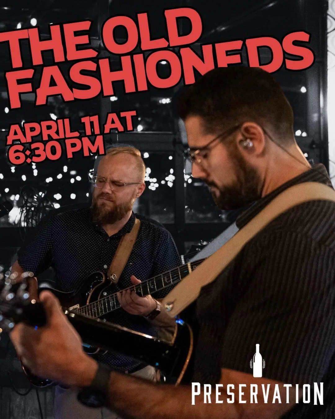 Tonight at Pres: The Old Fashioneds 🎶
You don&rsquo;t want to miss this one

Grab your reservation now!