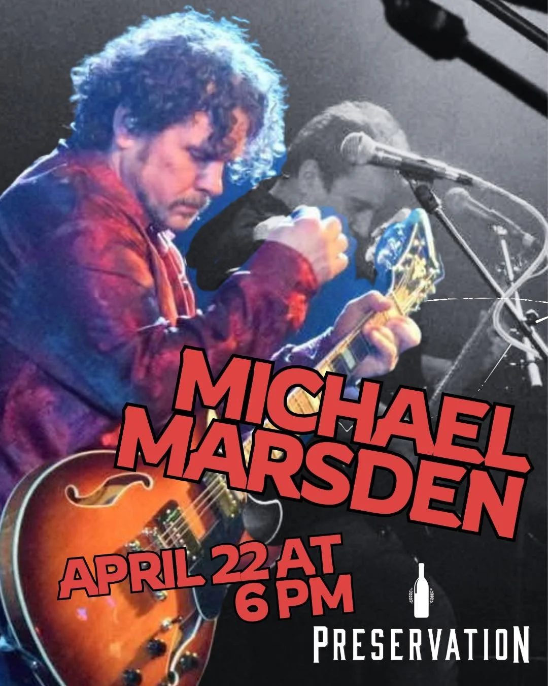 🎶 Live Music Tonight at Preservation 🎶

Join us tonight at 6 PM as Michael Marsden takes the stage!

See you at Preservation 🍸
@michael.marsden.90