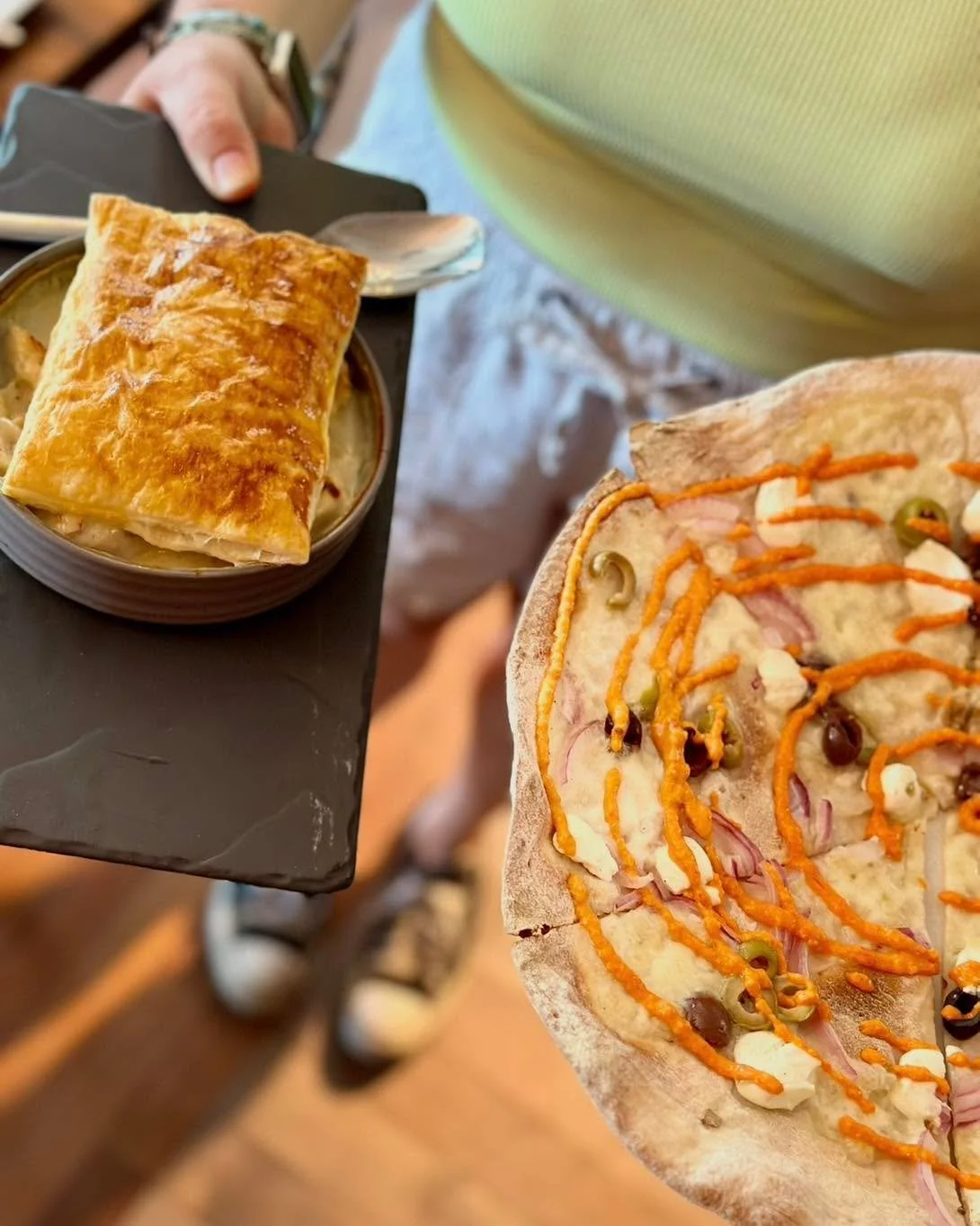 Fresh plates, shareable bites, and good drinks rolling all night. Come hungry, stay late.

Los Dudes are back on the stage tonight at 6:30 PM.