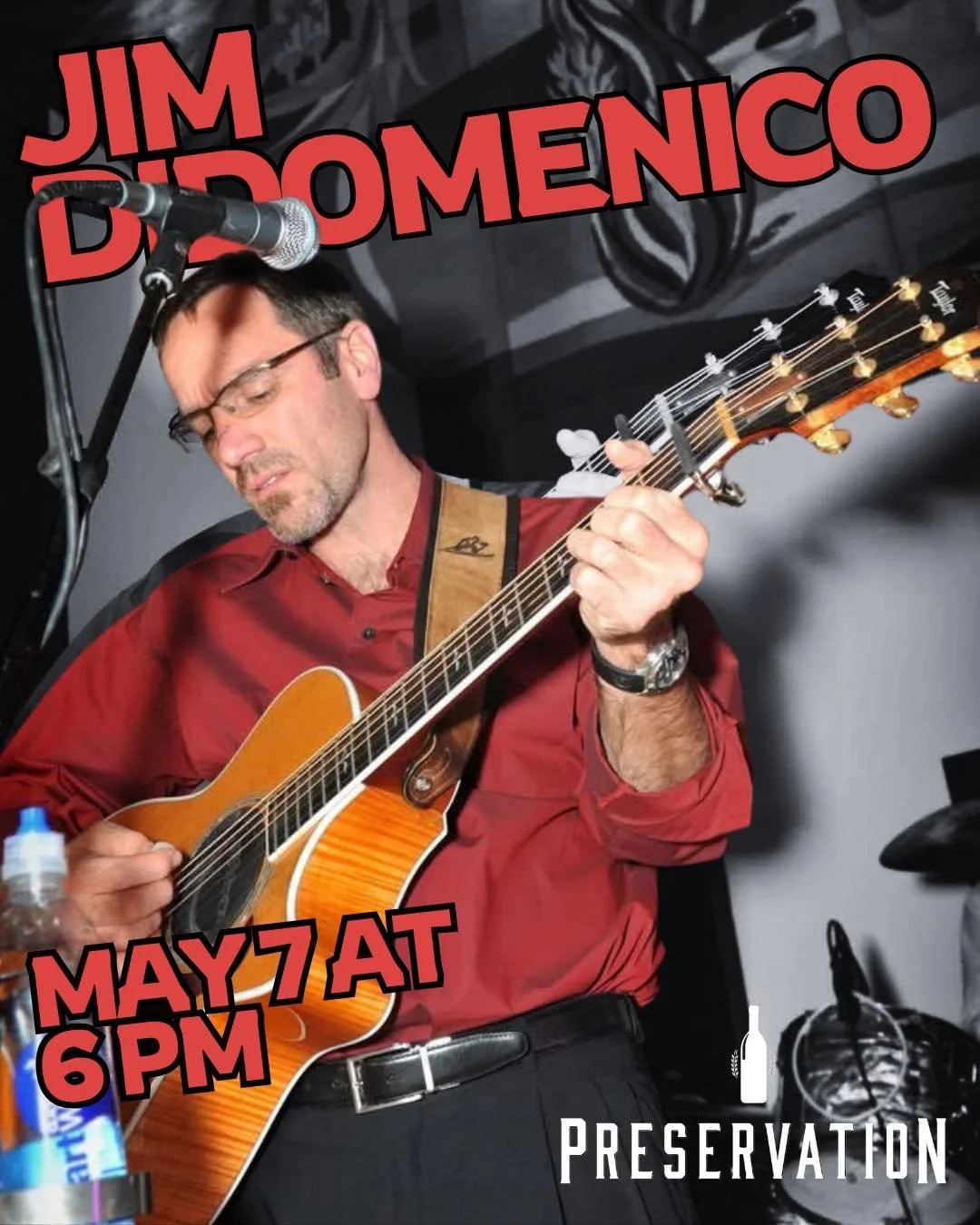 Thursday nights at Preservation > just about anywhere else. 🍷🎶

Jim DiDomenico takes the stage tonight at 6 PM bringing the perfect soundtrack for dinner, drinks, and a long spring night on the patio.

Good wine. Great music. Even better company