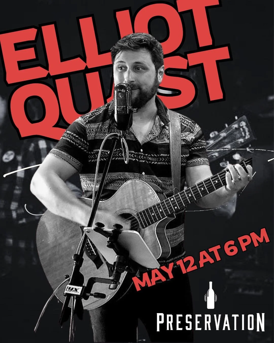 Elliot was one of the very first Fox Valley musicians to play our patio&hellip; back when it was just a wee little thing.

Americana, forgotten favorites, and the kind of songs that make you stay for one more drink.

Catch him live at Preservation to