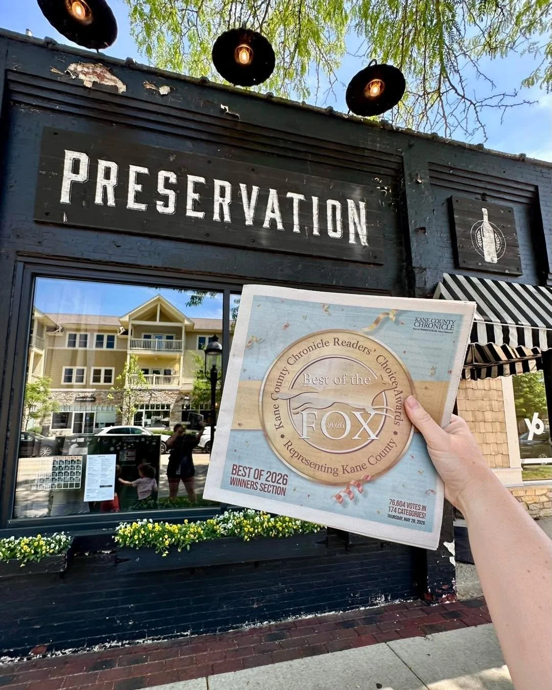 Well this is pretty cool. 🥂

We&rsquo;re honored to be named The Best Outdoor Dining in Best of the Fox!

From sunny afternoons and live music to snowy nights under the heaters, our patio has become something really special over the years! All thank