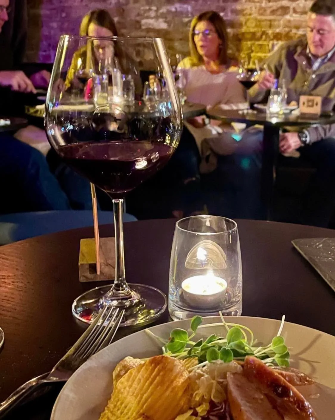 Wine Wednesday is on, rain or shine. 🍷

A little rain might be in the forecast, but our covered patio has you covered for live music tonight. Prefer to stay inside? Grab a spot in the cozy Front Lounge, enjoy a $25 bottle of wine, and settle into a 