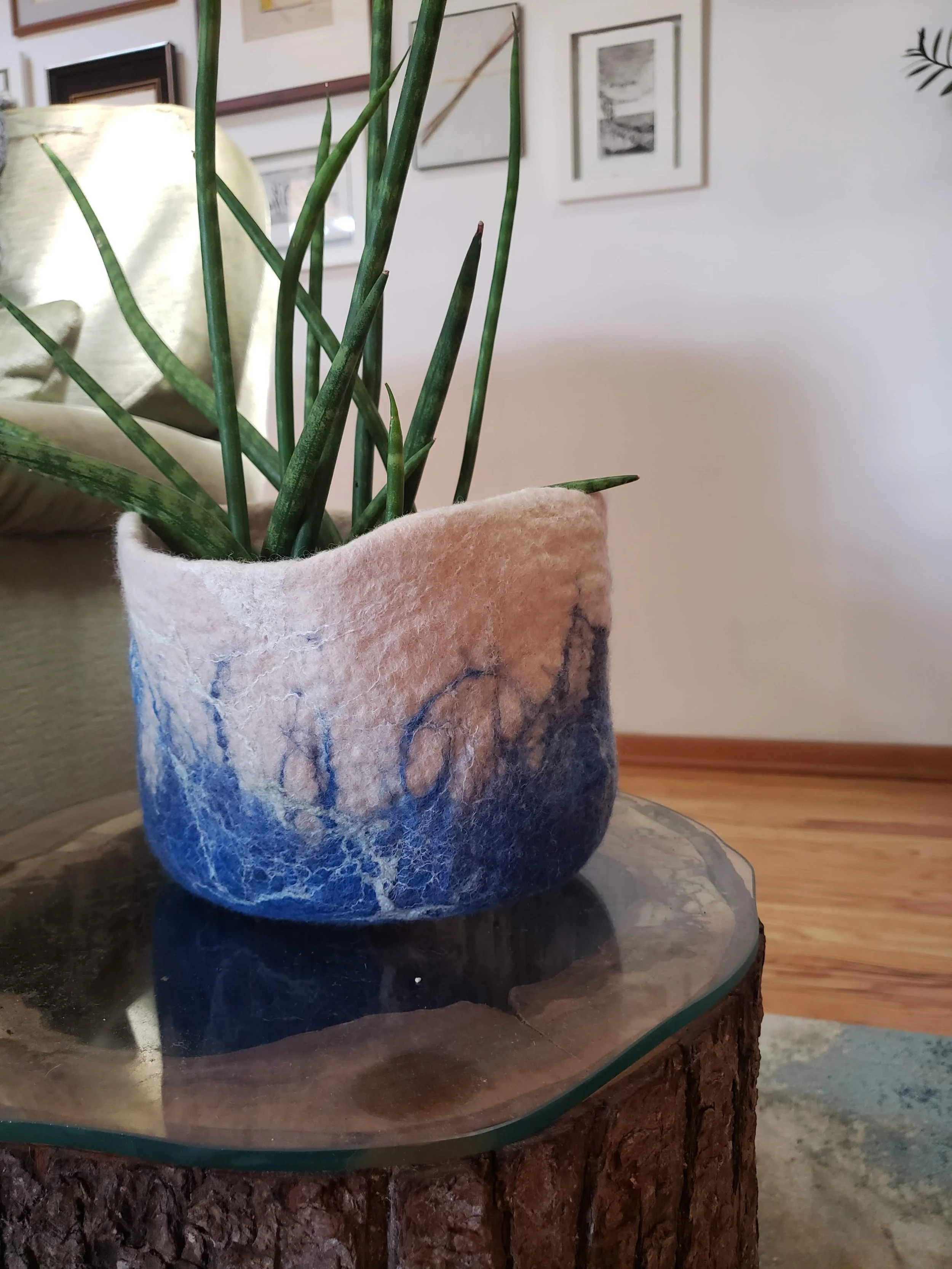 Felted Bowls and Baskets @Green Mountain Yarn and Fiber