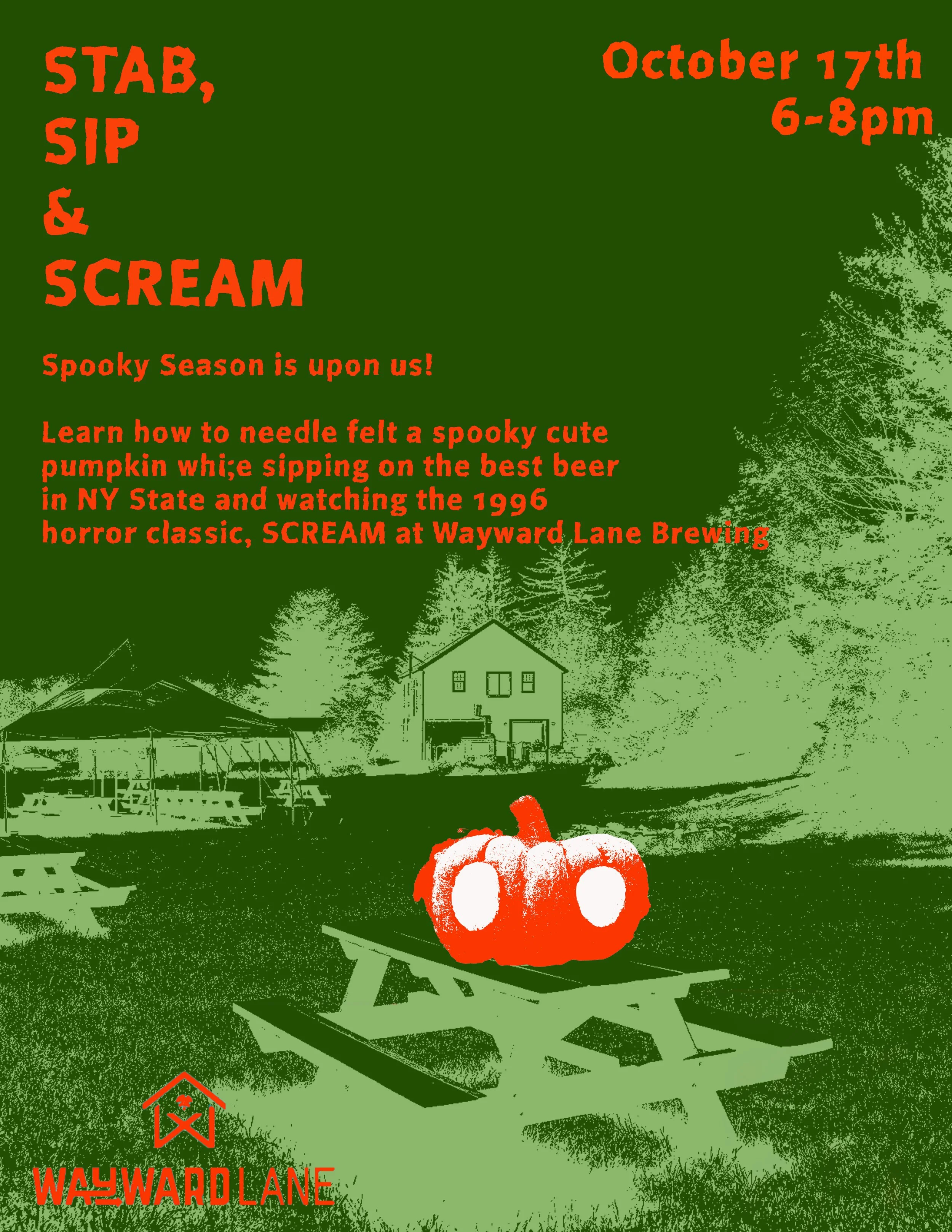 Stab, Sip and SCREAM