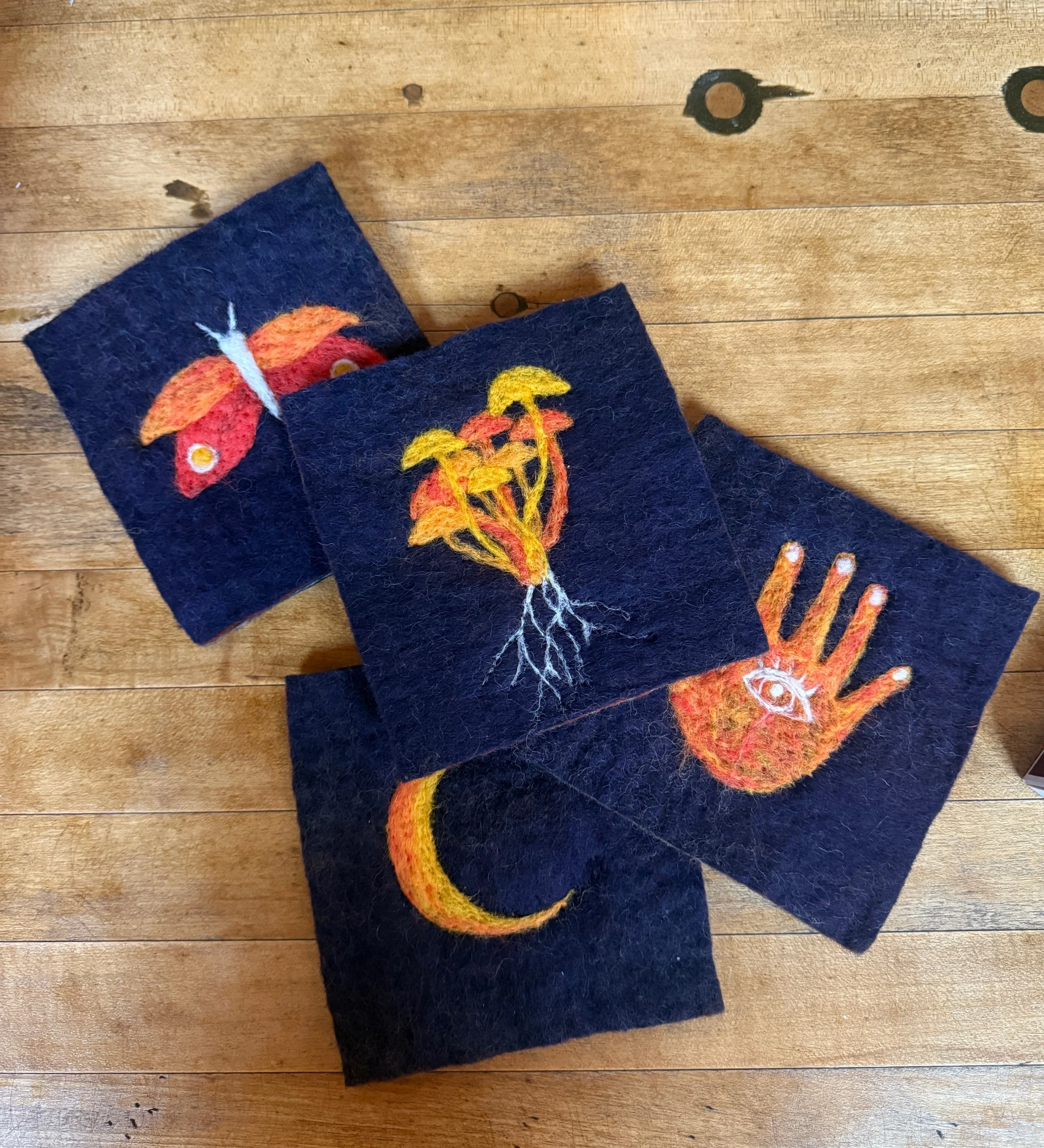 Felted Coasters @Main Street Studio