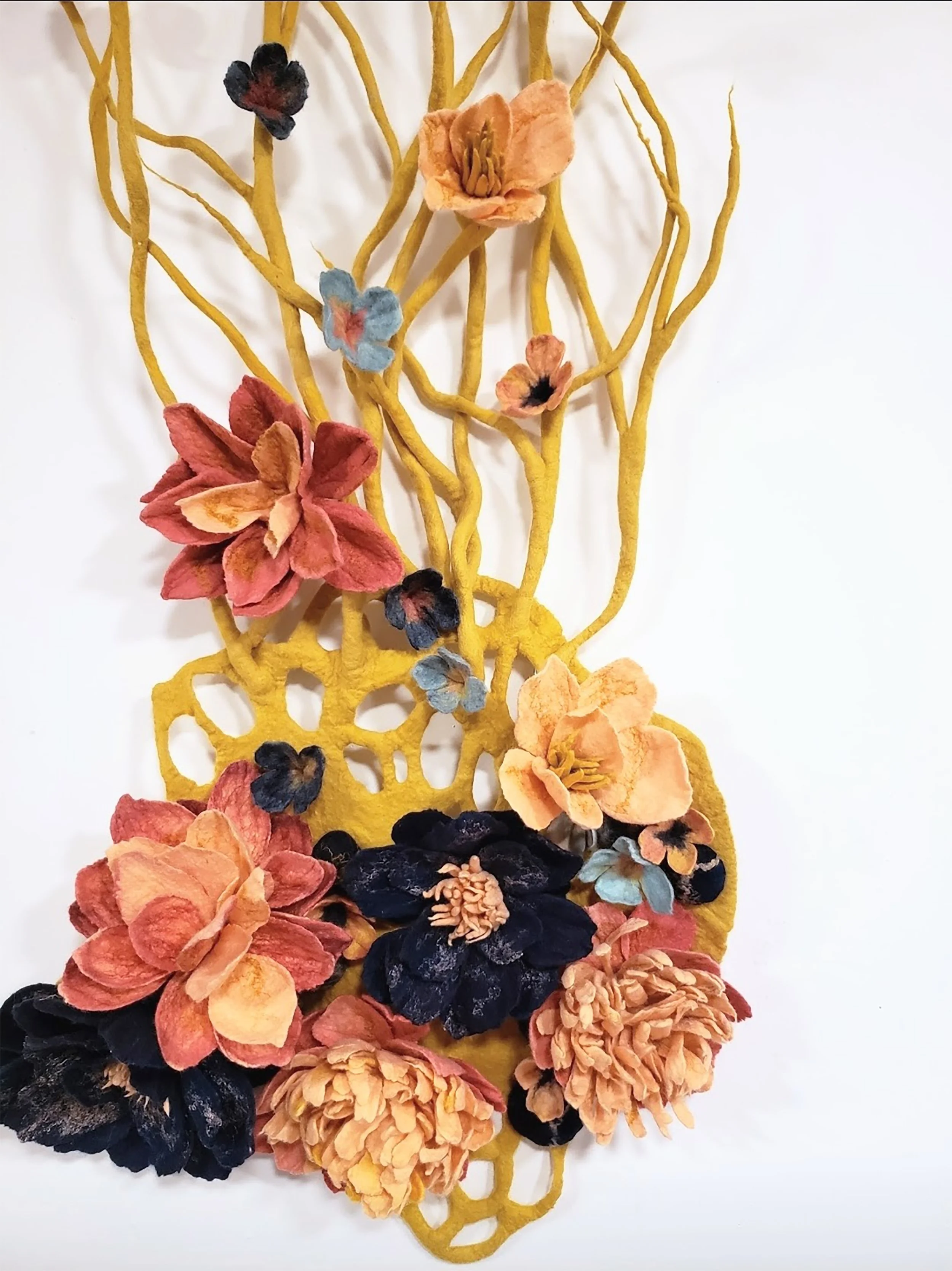 Felted Flowers @Albany Art Institute