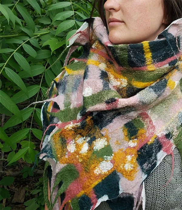 Nuno Felted Shawls @Munson