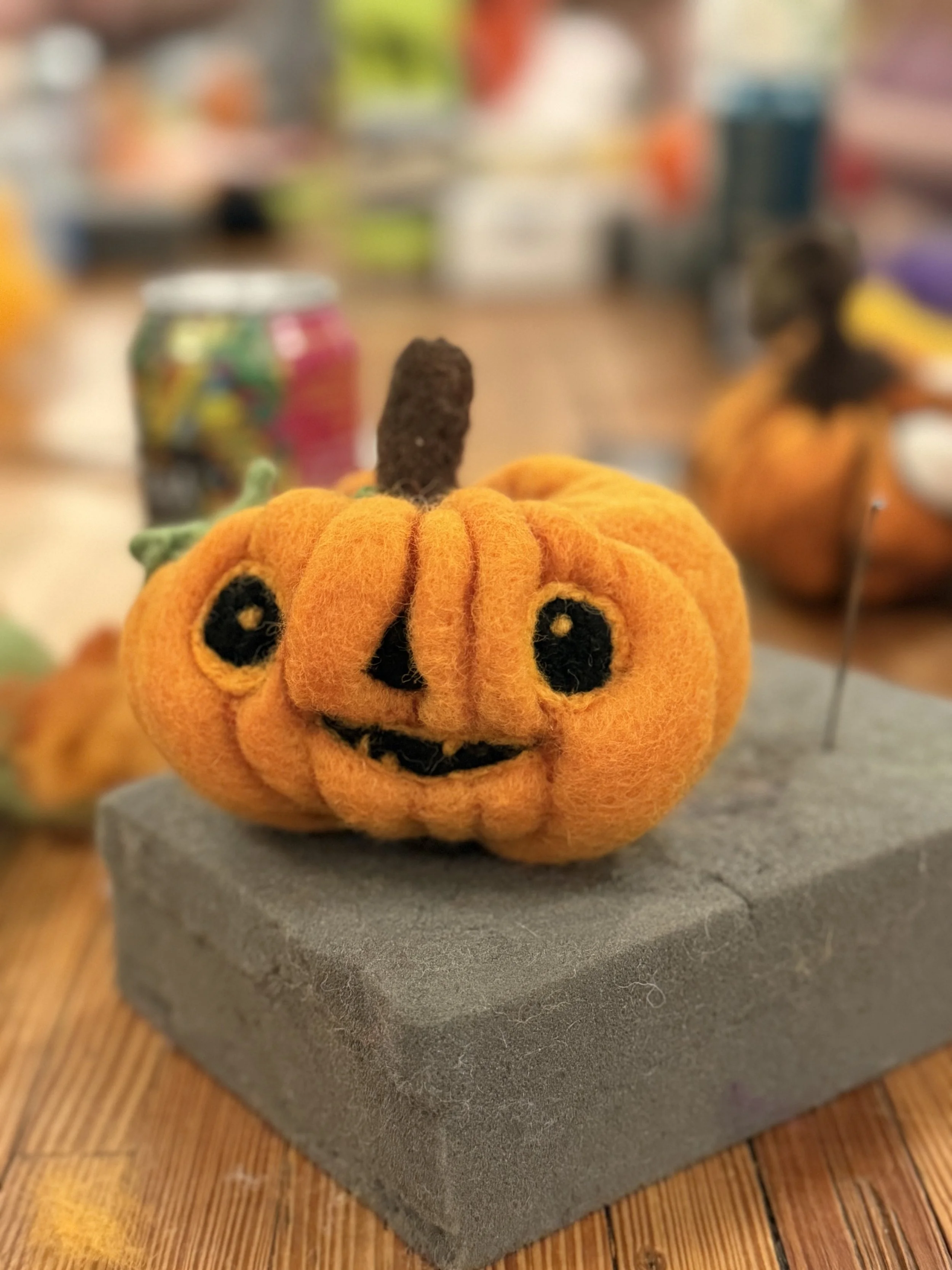 Felted Pumpkins @SUNY Schenectady
