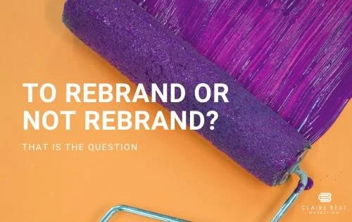 To Rebrand or not Rebrand....That is the Question.
