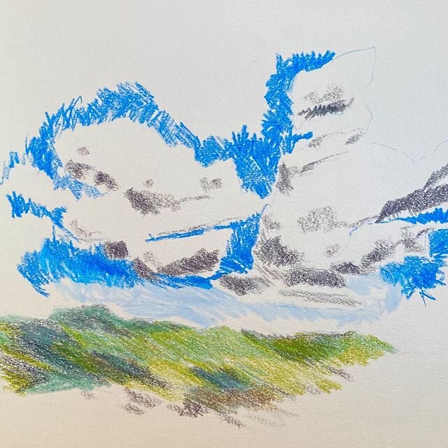 In the clouds
.
.
.
.
.
.
#intheberkshires #sketchaday #clouds #jugendreservation #colorpencil #prismacolor