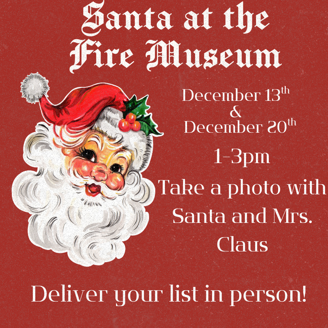 Santa at the Fire Museum 