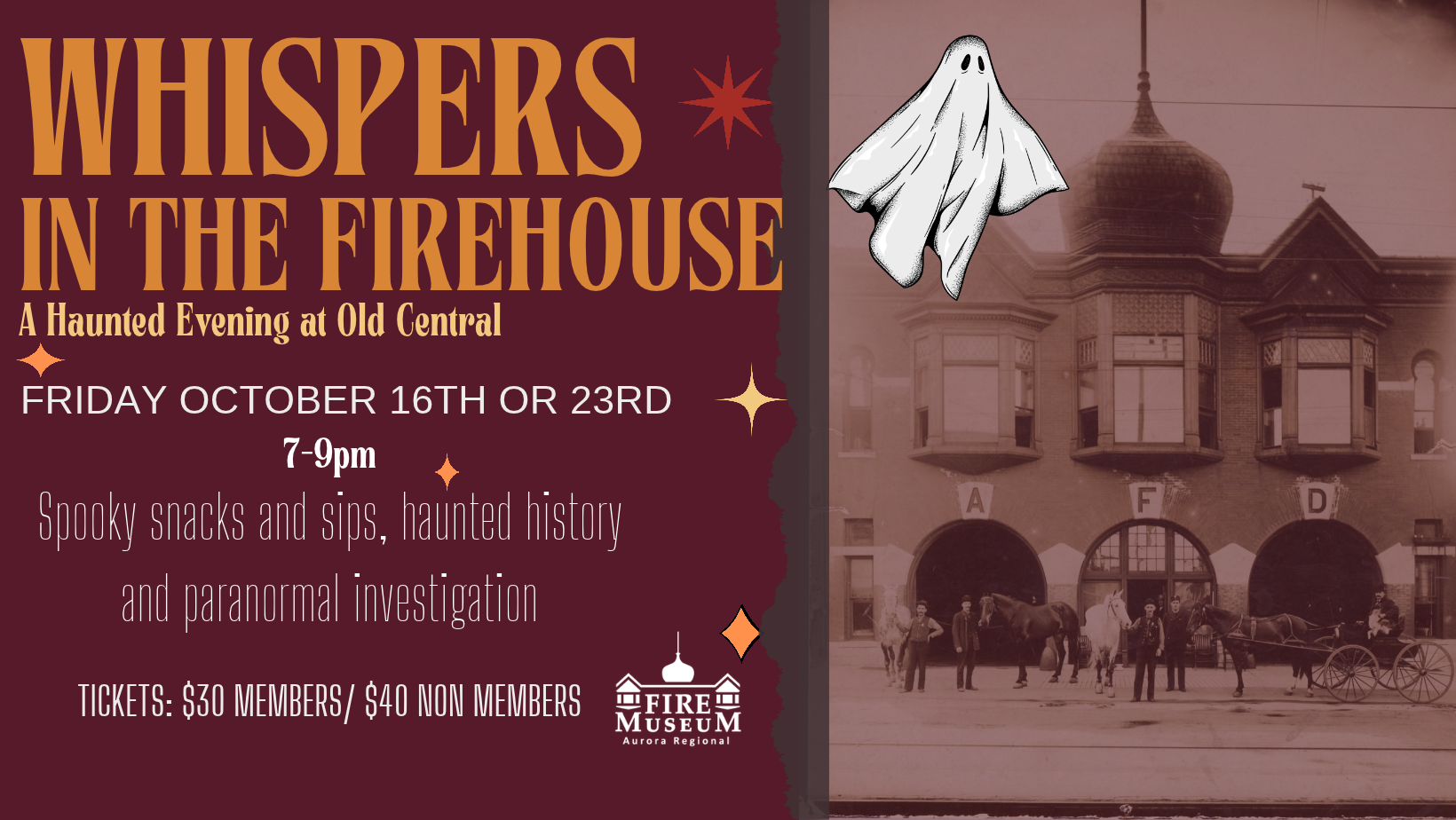 Whispers in the Firehouse: A Haunted Evening at Old Central 