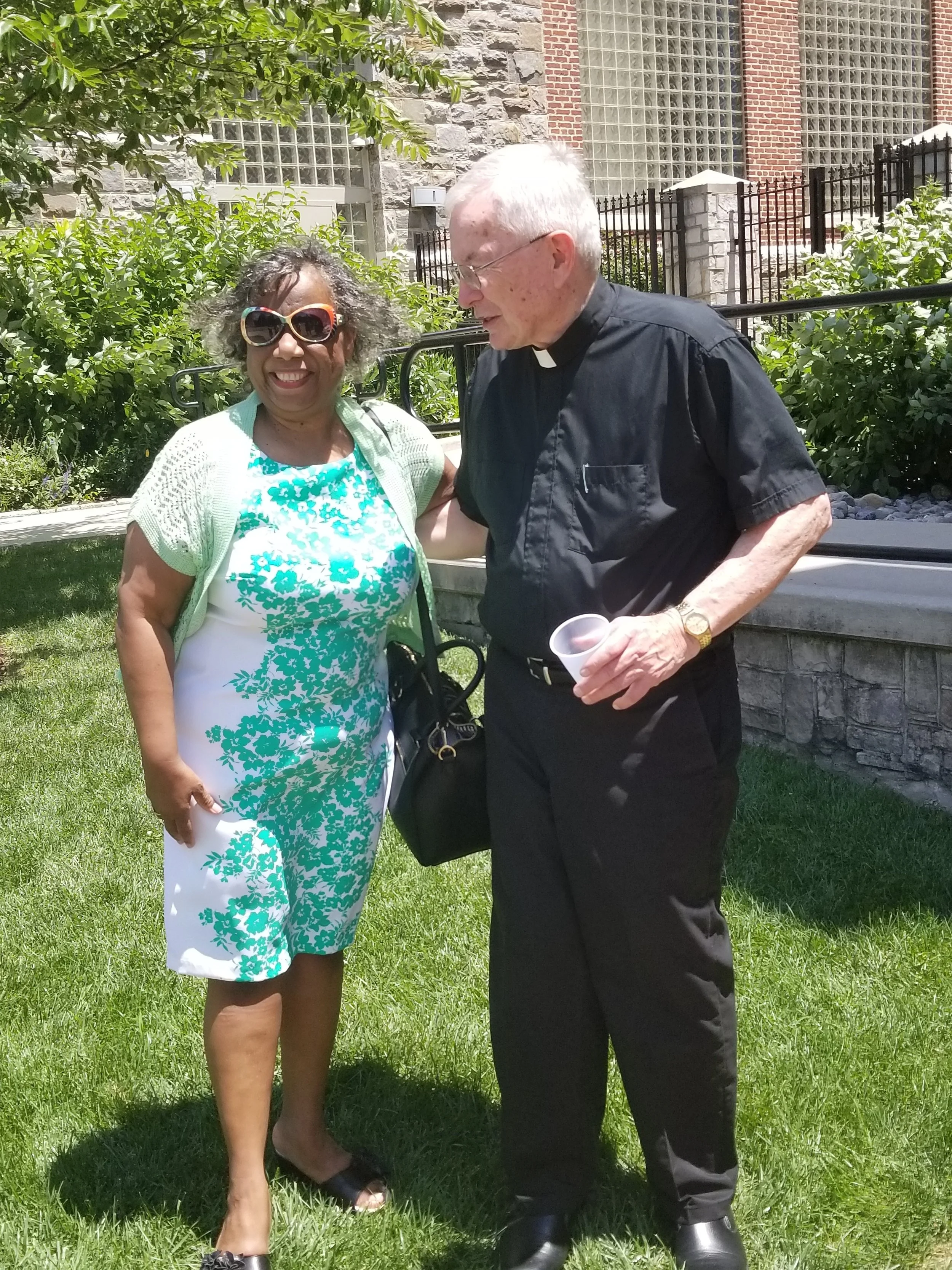 Ms. Kay and Fr. Peter
