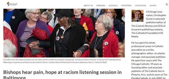 Debbie and Carol Ruce at the Listening Session