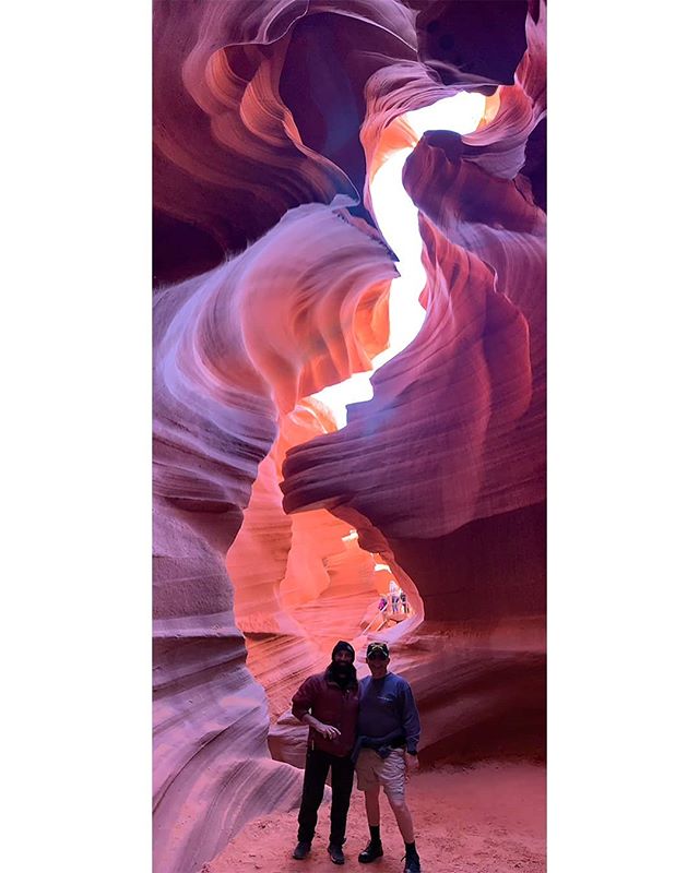 I've always thought that the people posting photos of antelope canyon were just really great photographers.... But no, the canyon actually just looks like this 🤯