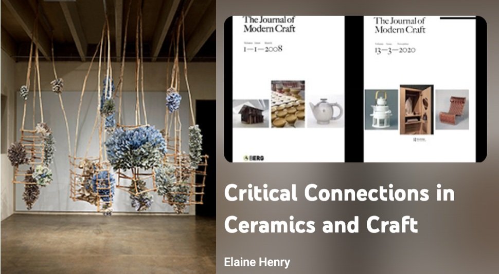Critical Connections in Ceramics and Craft
