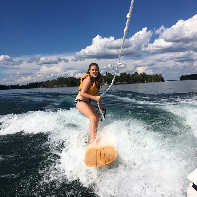 Happy summer memories of wake surfing! 😍