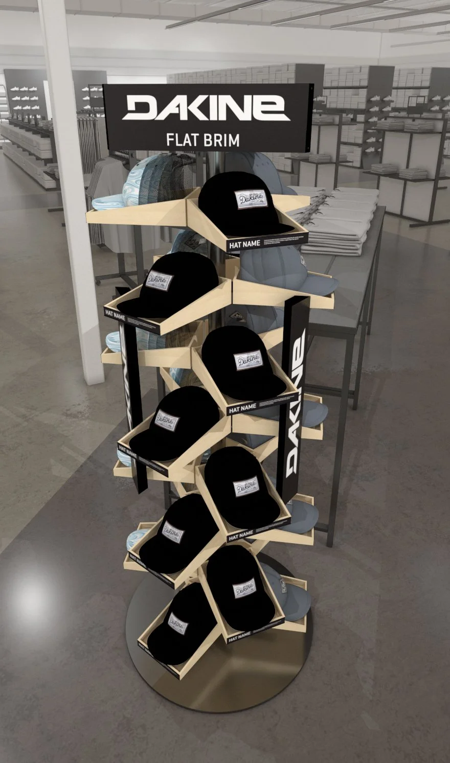 Dakine Hat Fixture - Floor