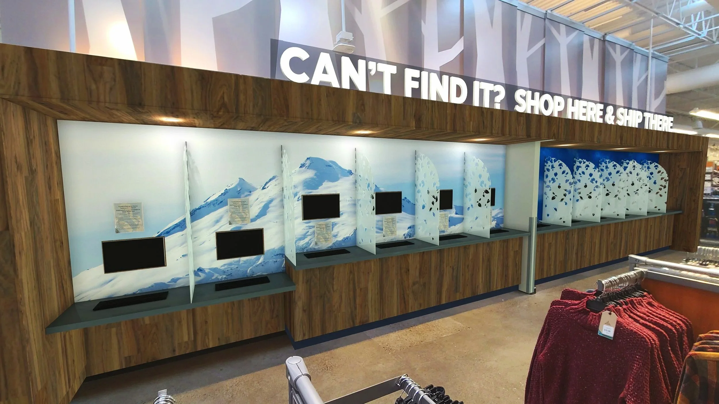 Columbia Employee Store Kiosk